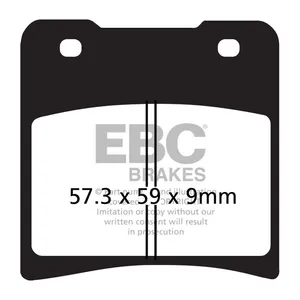 EBC EBC Organic brake pads