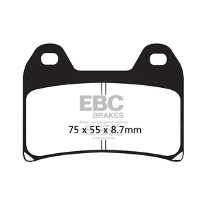 EBC EBC Organic brake pads