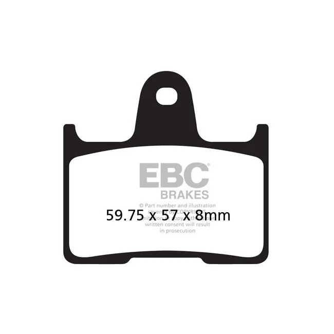 EBC Double H Sintered brake pad set