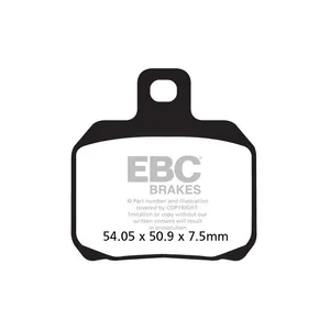 EBC EBC V-pad Semi Sintered brake pads