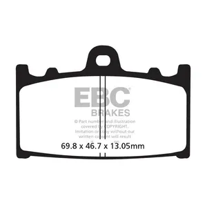 EBC EBC V-pad Semi Sintered brake pads