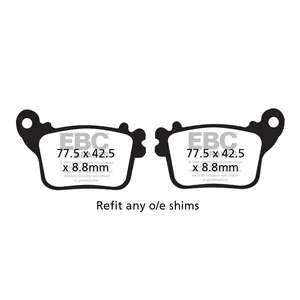 EBC EBC Organic brake pads