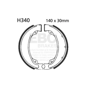 EBC EBC plain brake shoes