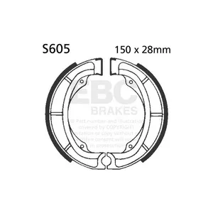 EBC EBC grooved brake shoes