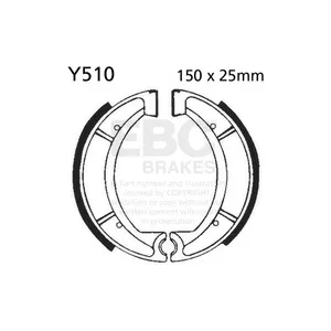 EBC EBC grooved brake shoes