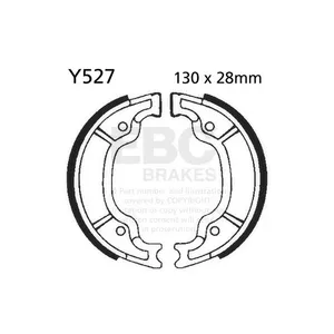 EBC EBC plain brake shoes