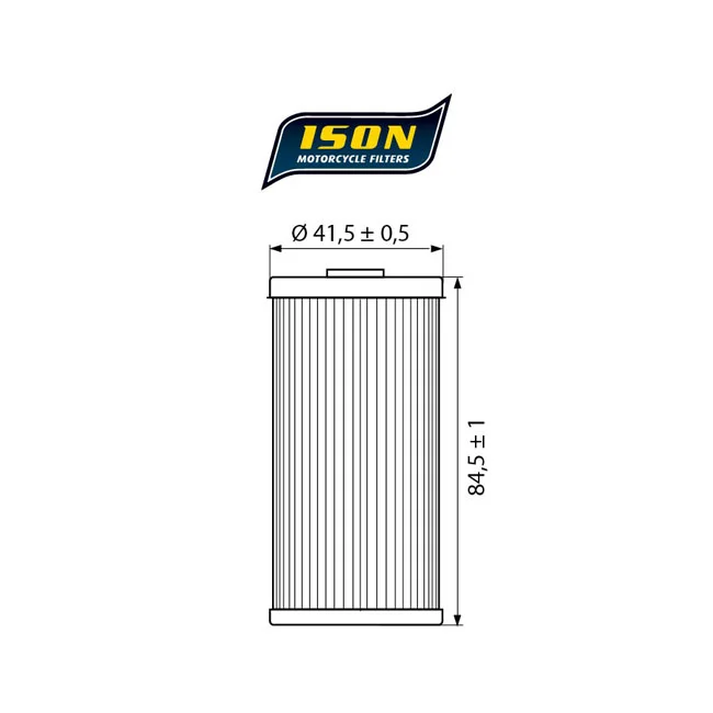 8110909 Ison 611 oil filter