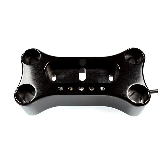 Motogadget MSM handlebar top clamp. 22mm. Black