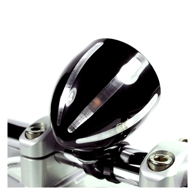 Motogadget Tiny mount cup ''Grooved'' 22mm. Black CC