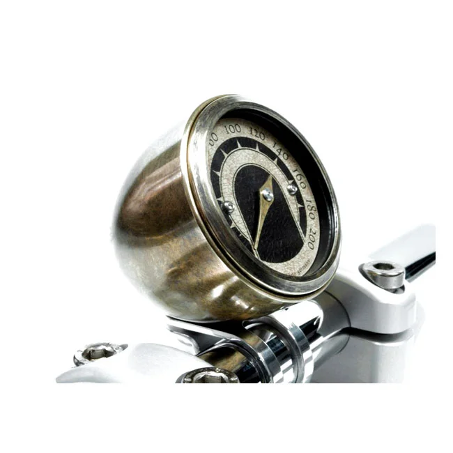 Motogadget Tiny mount cup ''Vintage Brass'' 22mm. Black