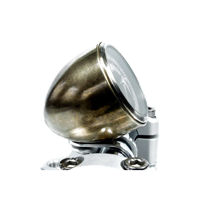Motogadget Tiny mount cup ''Vintage Brass'' 22mm. Black