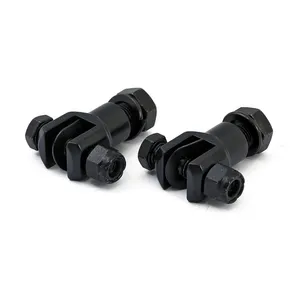 MCS Passenger foot peg stud assembly. Black