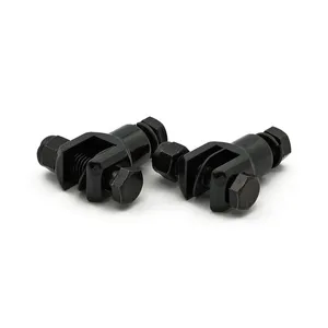 MCS Passenger foot peg stud assembly. 3/8", black
