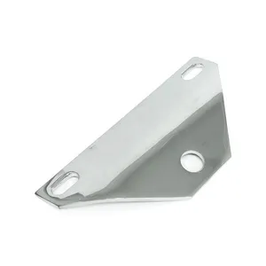 MCS Custom headlamp mount bracket. Chrome