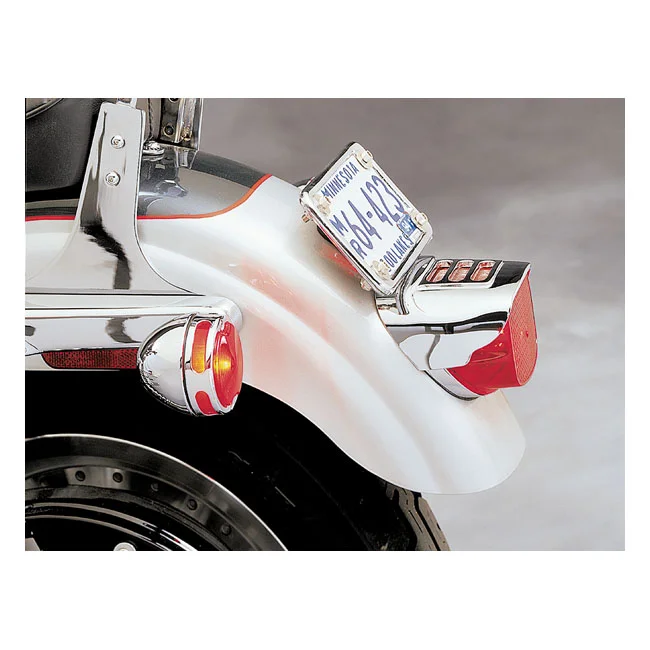 Kuryakyn Slotted taillight cover. Chrome