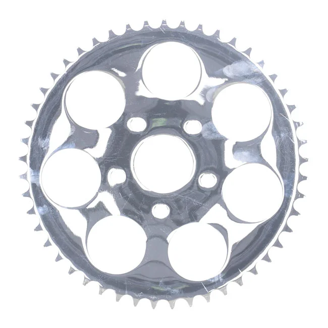 MCS Rear sprocket, chrome. 49t - 900245