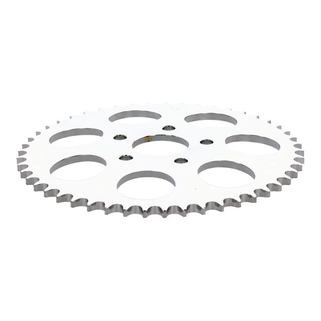 MCS Rear sprocket, chrome. 49t - 900245