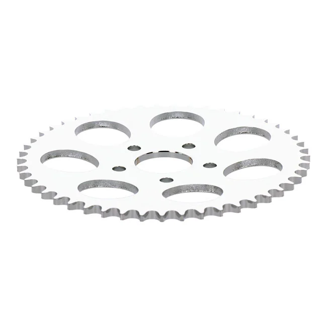 MCS Rear sprocket, chrome. 49t - 900245