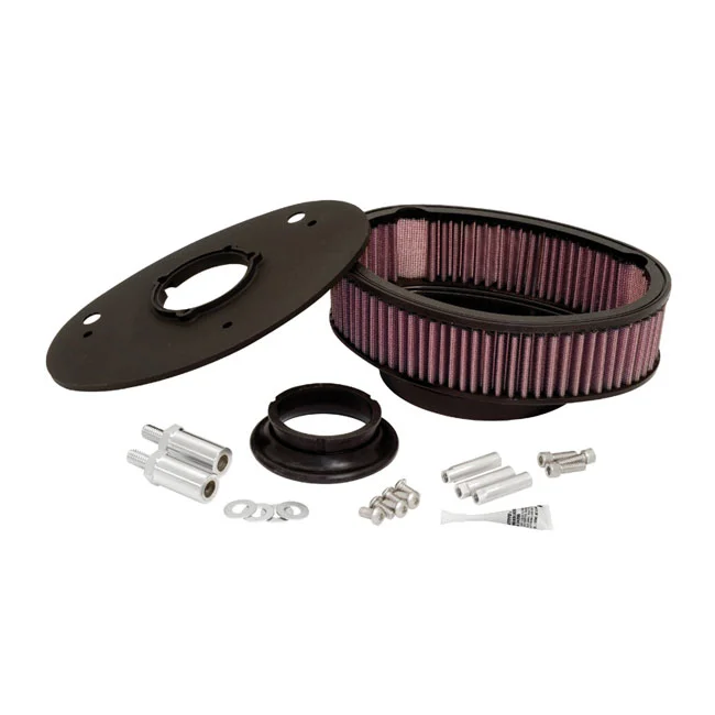 K&N RK-series Twin Cam oval air cleaner assy. X-wide