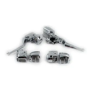 MCS Handlebar control kit chrome 9/16" bore