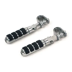 MCS Comfort foot peg set. clamp-on. Chrome