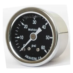 Marshall Marshall oil pressure gauge, 0-60 PSI. Stainless housing