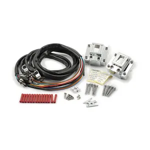 MCS Handlebar switch housing kit. Chrome
