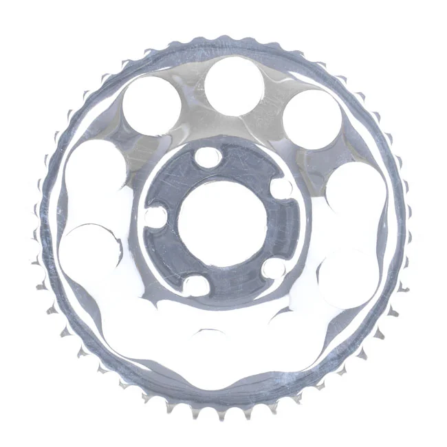 MCS Rear sprocket, chrome. 46t - 900930