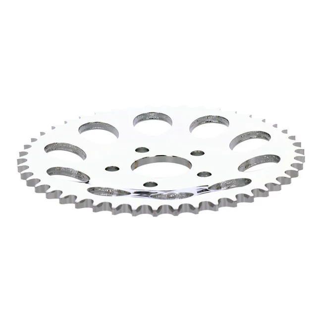 MCS Rear sprocket, chrome. 46t - 900930
