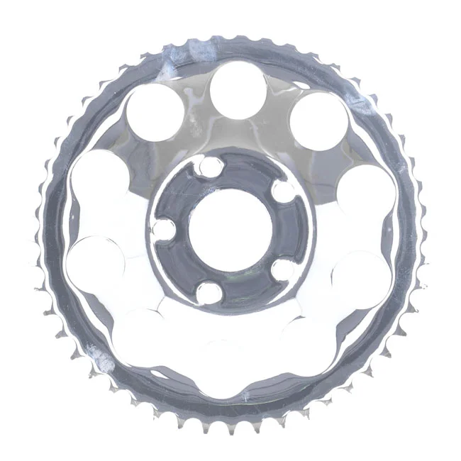 MCS Rear sprocket, chrome. 49t - 900935