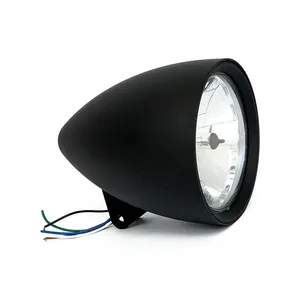 MCS Smoothie 5-3/4" headlamp without visor. Black
