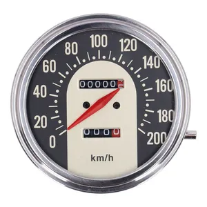 MCS FL speedometer, ''62-67 electra face'', black/gold. 1:1 kmh