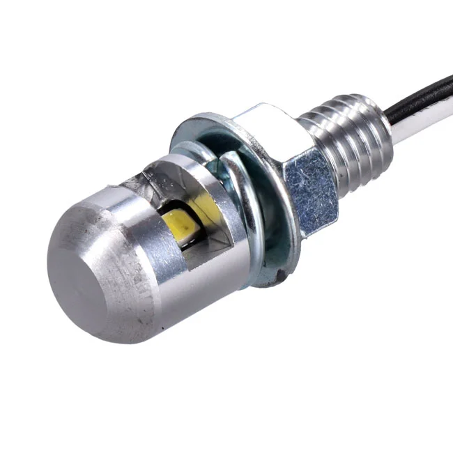 MCS Xray, round license plate light, LED - 901006