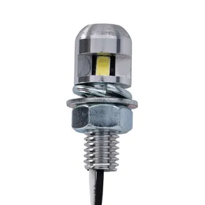 MCS Xray, round license plate light, LED