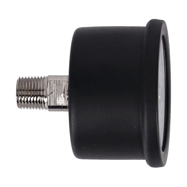 Marshall Oil pressure gauge, 0-60 PSI. Black housing