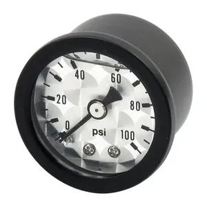 Marshall Marshall oil pressure gauge, 0-100 PSI. Black housing