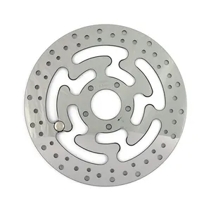 MCS Brake rotor, right front. Polished stainless