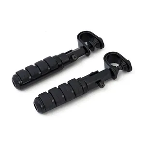 MCS Comfort foot peg set. clamp-on. Black