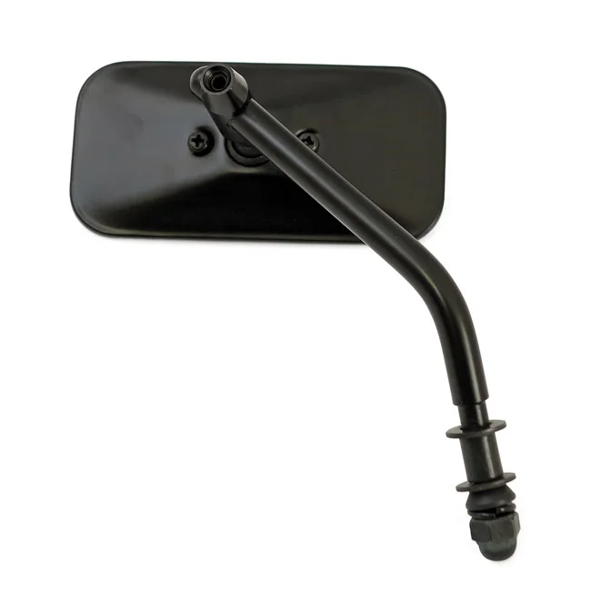 MCS Small rectangular mirror. short stem, black - 901167