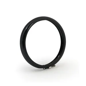 MCS Bates style headlamp trim ring. 4-1/2". Gloss black
