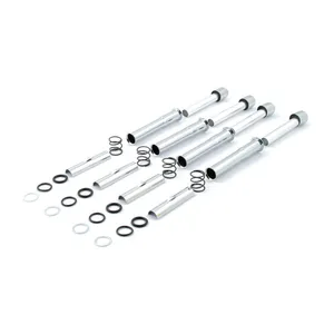 MCS Complete 66-E79 Shovel pushrod cover kit. Chrome