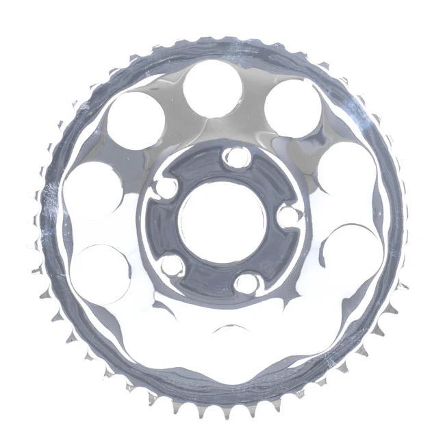 MCS Rear sprocket, chrome. 47t - 901356