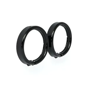 MCS Recessed trim rings. turn signals. Gloss black