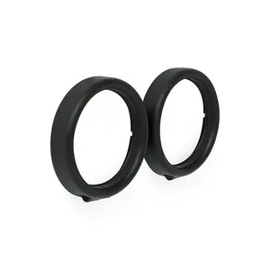 MCS Recessed trim rings. turn signals. Black wrinkle