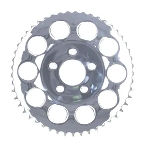 MCS Rear sprocket, chrome. 49t