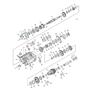 MCS Bushing, countershaft. Clutch side. +.005"