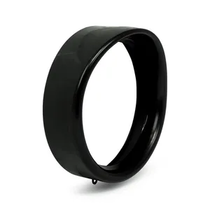 MCS Recessed trim ring with visor. 7" headlamp. Black