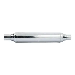 MCS 58-E78 OEM style Cigar type muffler 22" long chrome