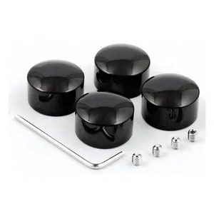 MCS Head bolt cover kit. Smooth, black