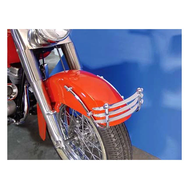 MCS Front fender rail ''cheese grater''. Chrome - 91075-55